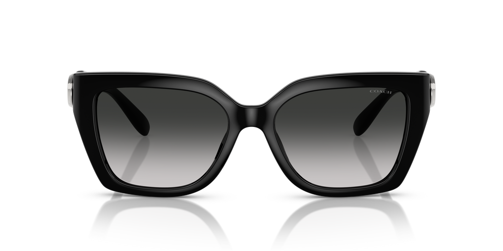 Coach HC8408U CW195 Square Sunglasses - Black