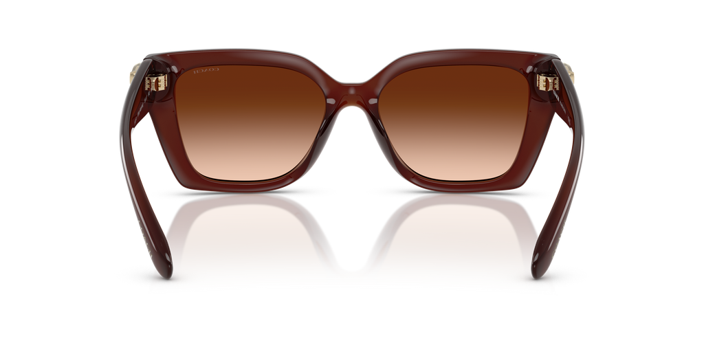 Coach HC8408U CW195 Square Sunglasses - Black