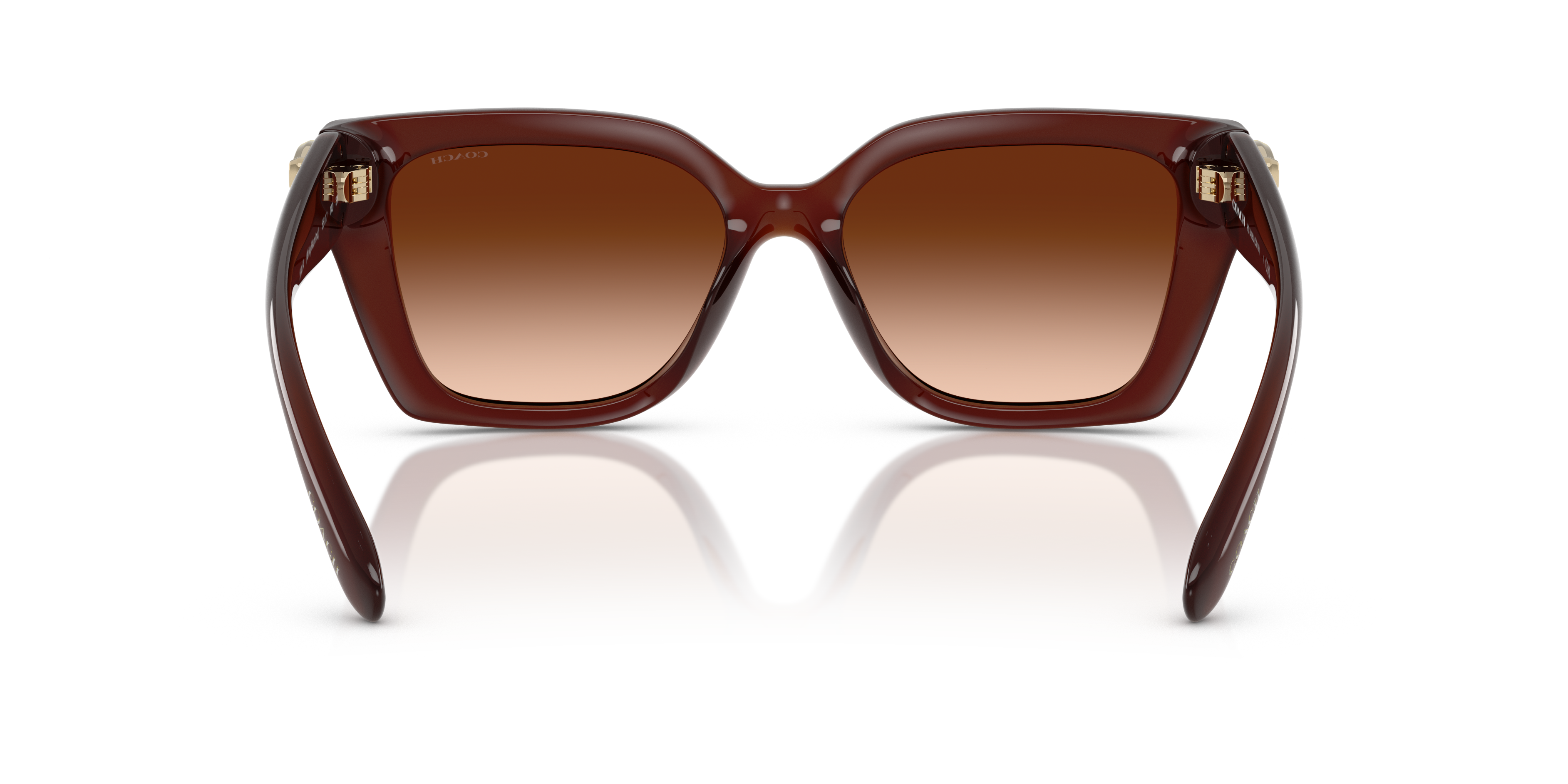 Coach HC8408U CW195 Square Sunglasses - Black