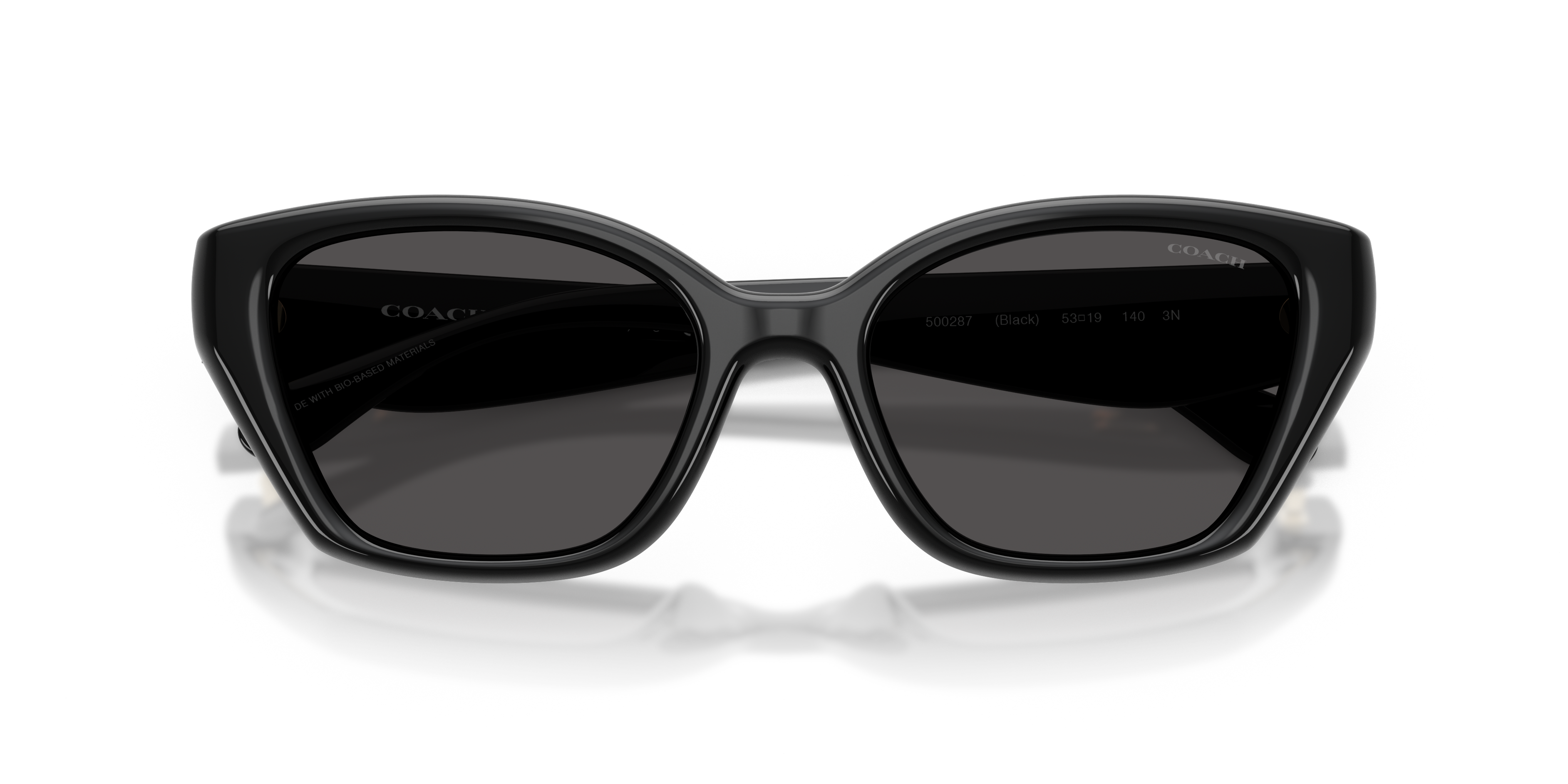 Coach HC8434U CBY91 Geometric Sunglasses - Black