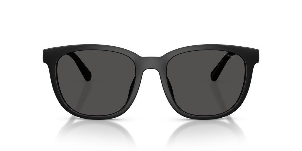 Coach HC8442U CCA00 Square Sunglasses - Transparent Clear