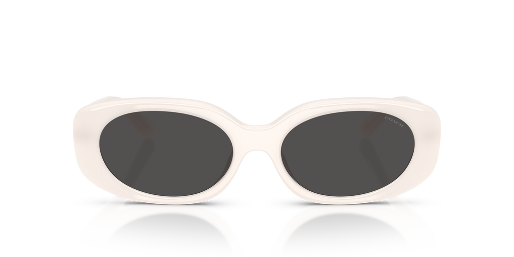 Coach HC8443D CBY84 Oval Sunglasses - Black