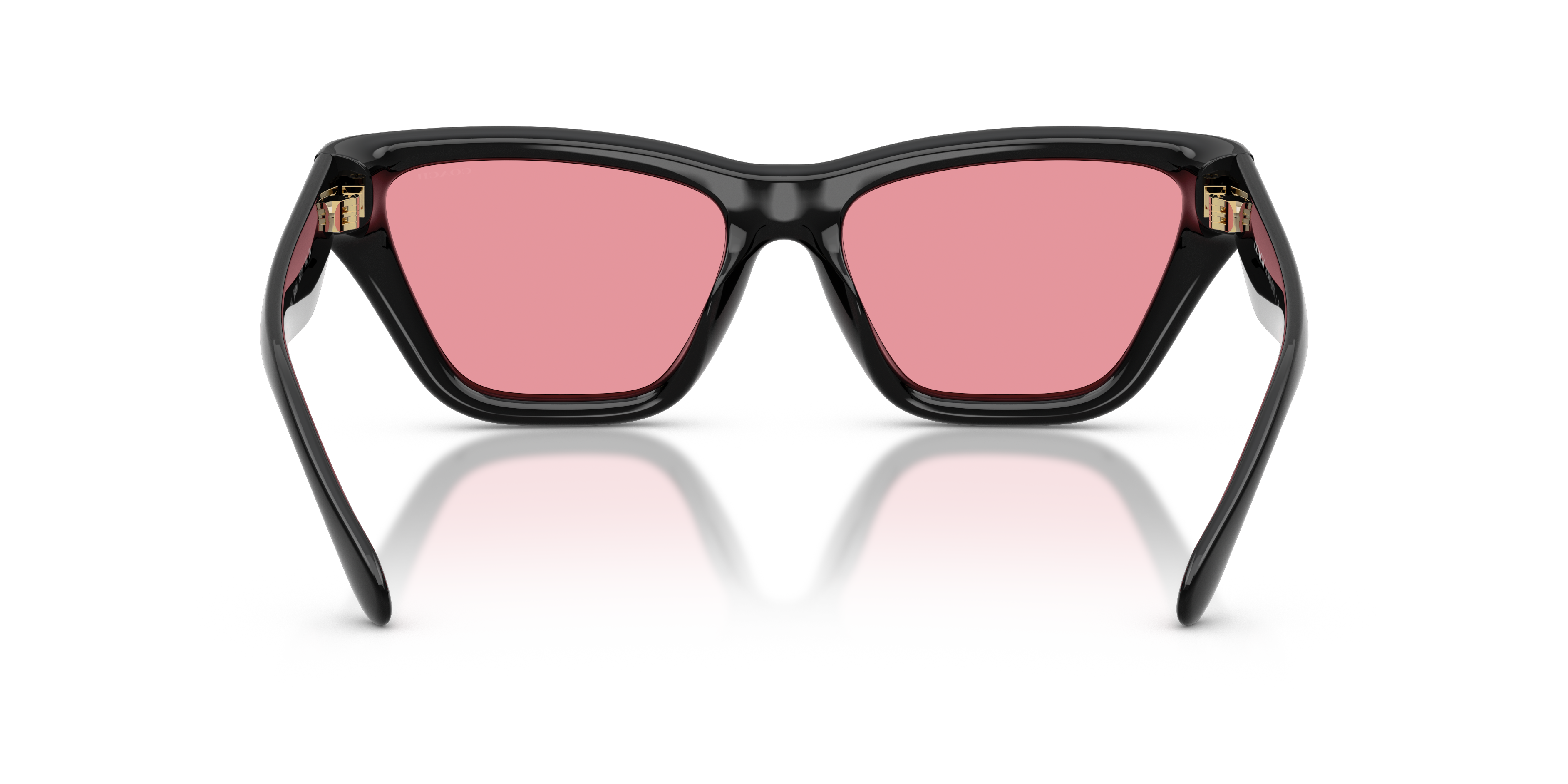 Coach HC8449U CDP33 Cat Eye Sunglasses - Black