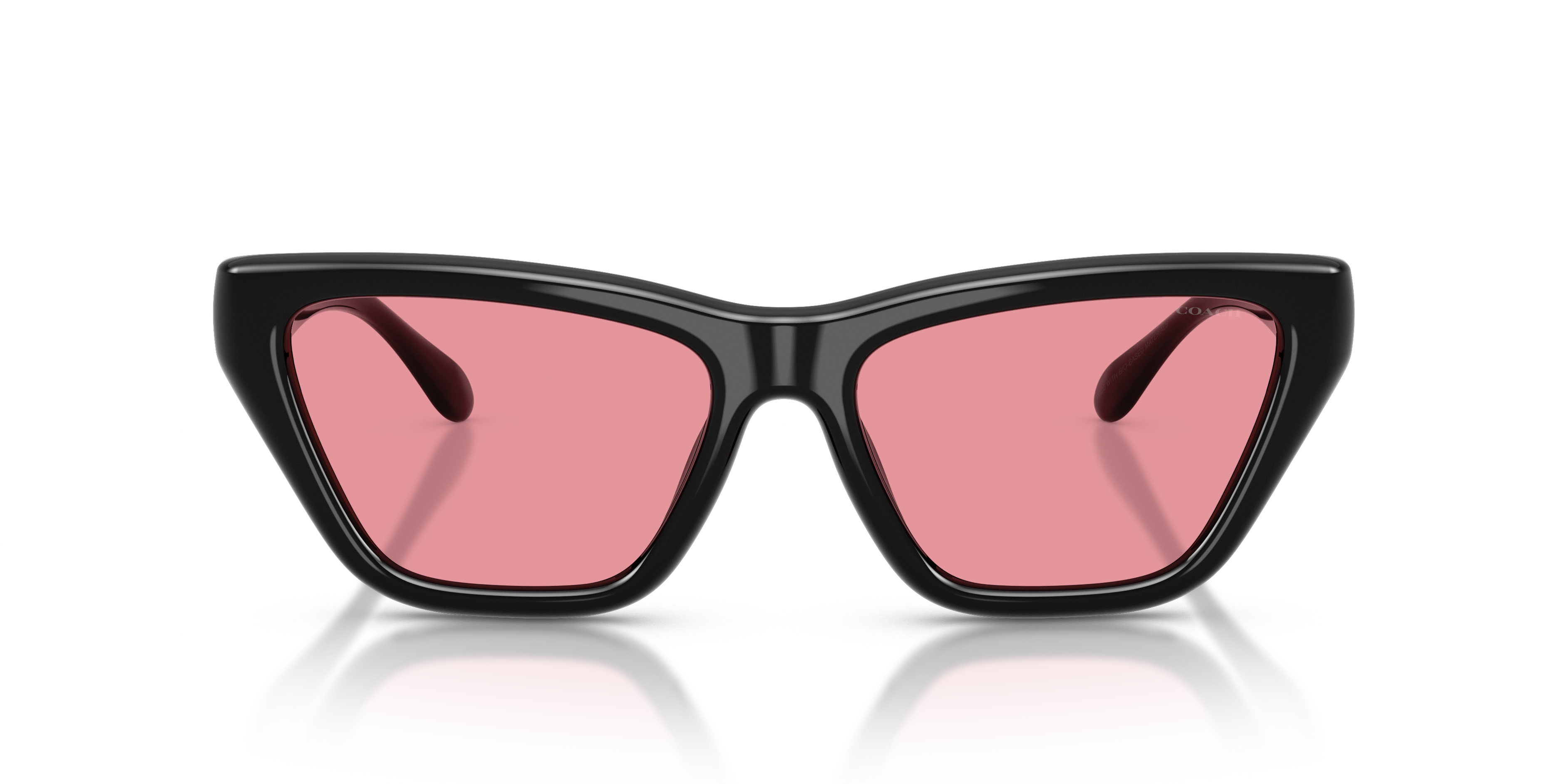 Coach HC8449U CDP33 Cat Eye Sunglasses - Black