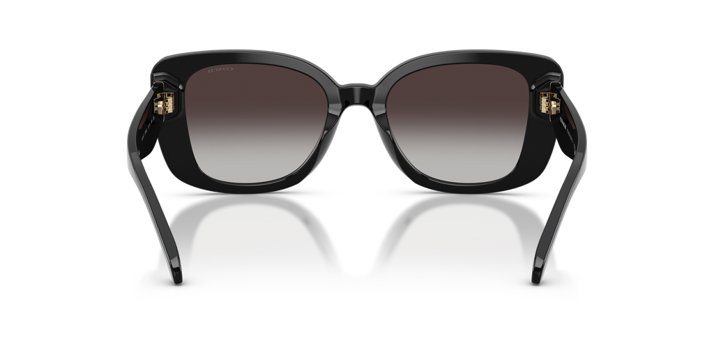 Coach HC8450U CDP48 Square Sunglasses - Black