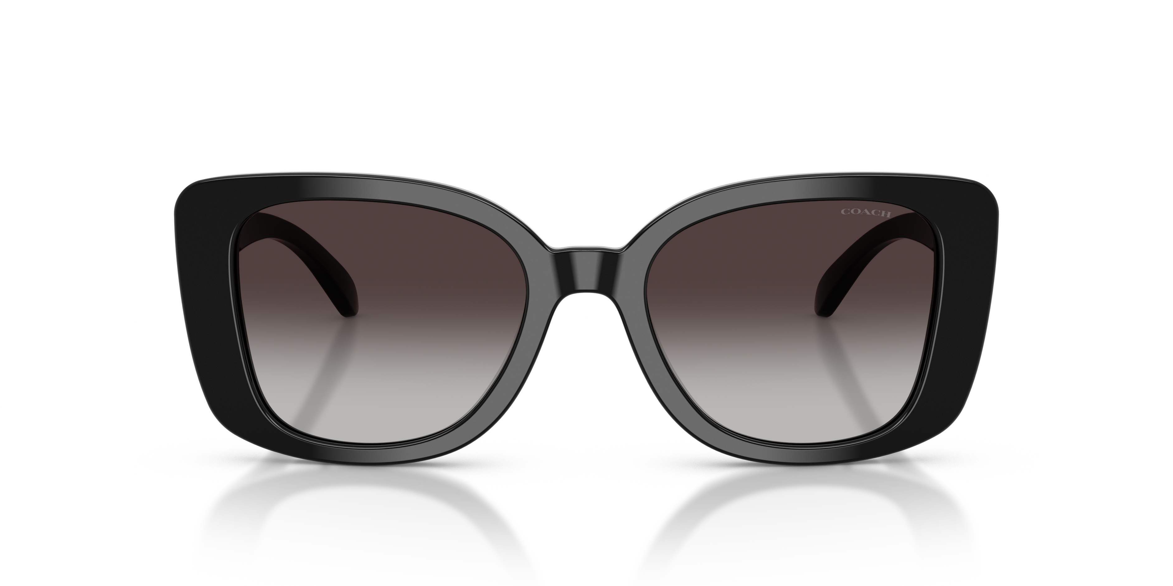 Coach HC8450U CDP48 Square Sunglasses - Black