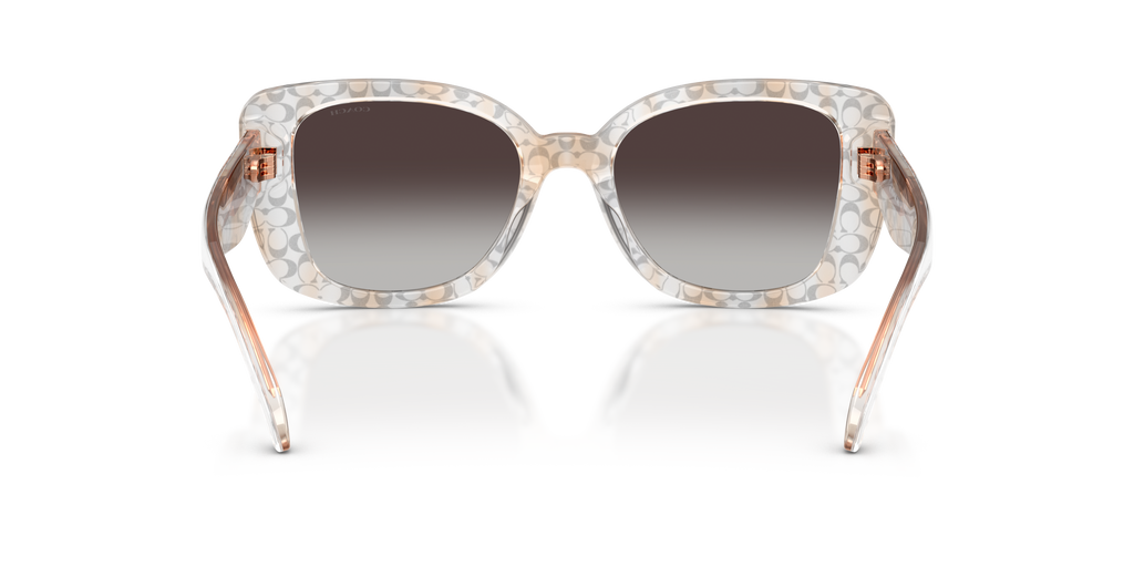 Coach HC8450U CDP48 Square Sunglasses - Black