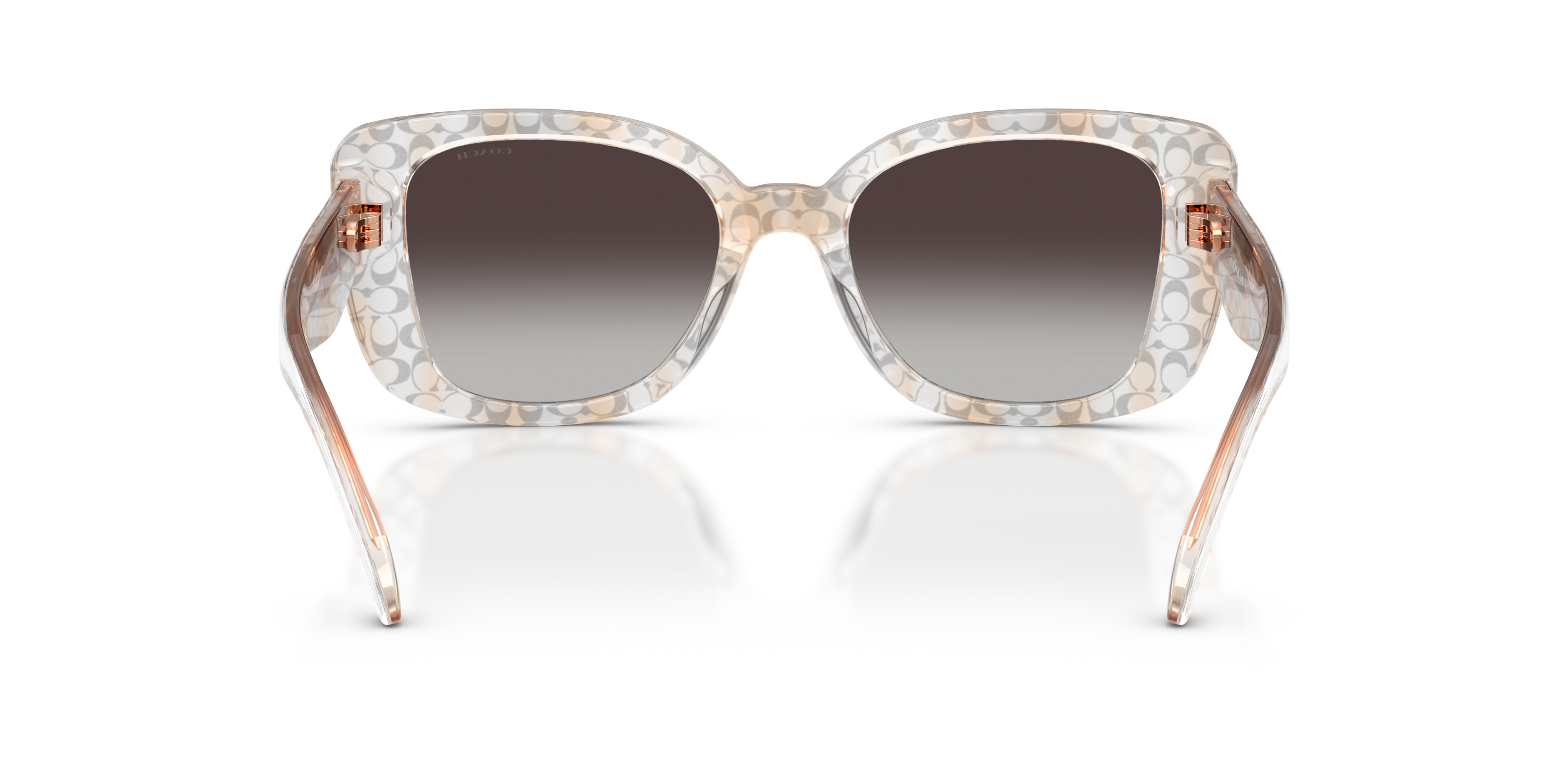 Coach HC8450U CDP48 Square Sunglasses - Black
