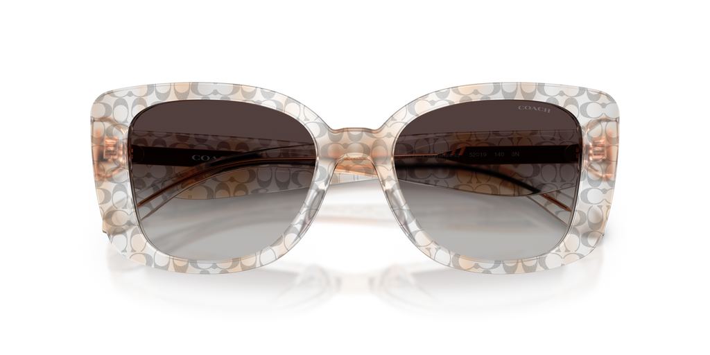 Coach HC8450U CDP48 Square Sunglasses - Black