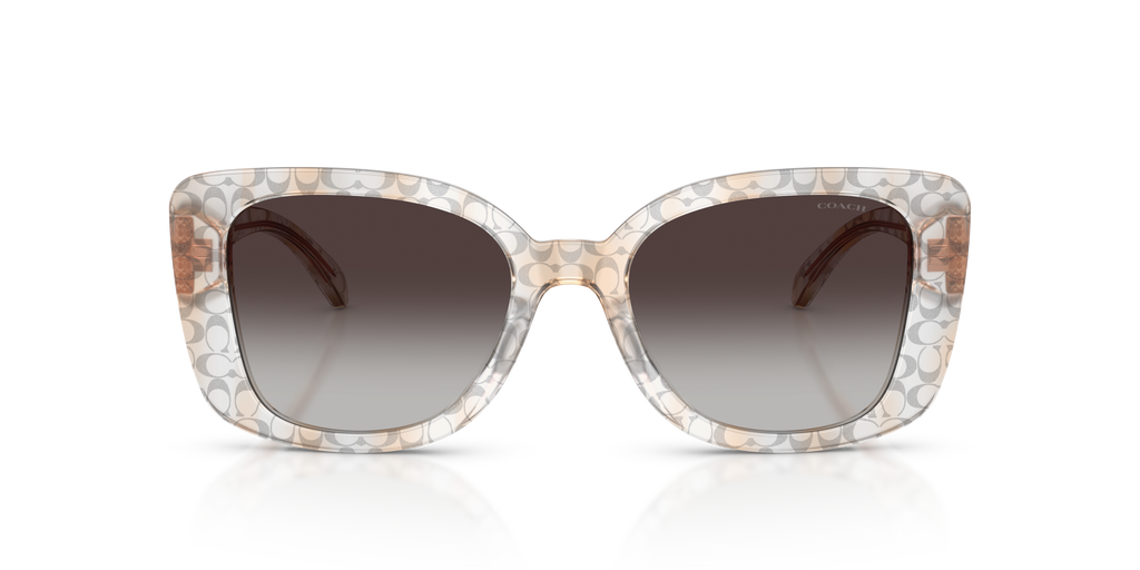 Coach HC8450U CDP48 Square Sunglasses - Black