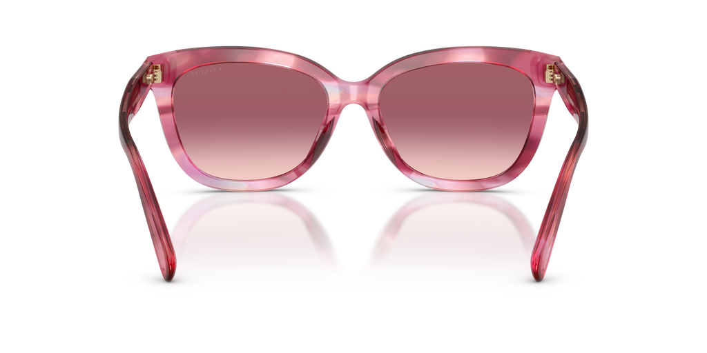 Coach HC8453U CDP53 Square Sunglasses - Purple Cosmo Tortoise