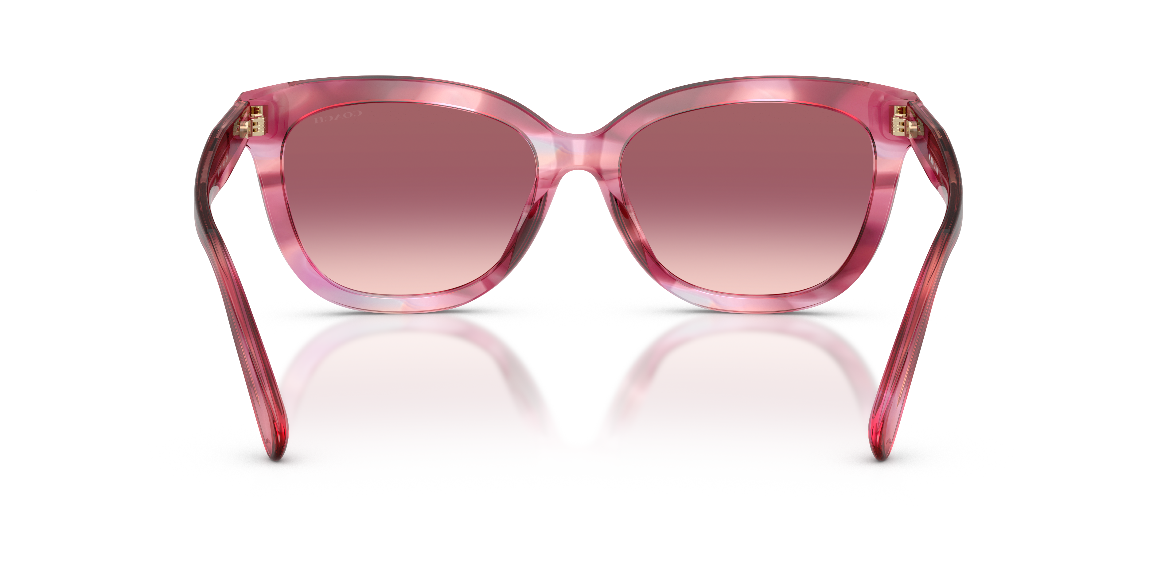 Coach HC8453U CDP53 Square Sunglasses - Purple Cosmo Tortoise